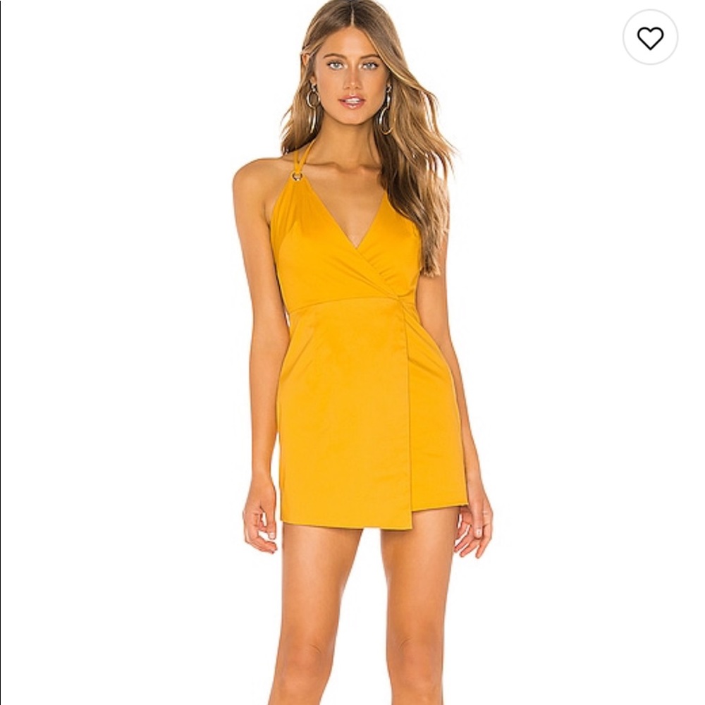 Superdown yellow dress NWT